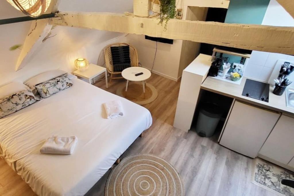 La Cabane - Petit Studio Mansarde - Plage 50M - Rue Gratuite Saint-Malo Ngoại thất bức ảnh