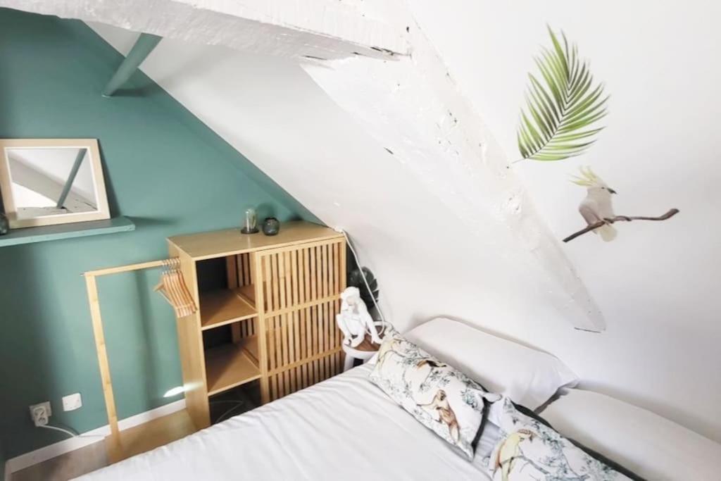 La Cabane - Petit Studio Mansarde - Plage 50M - Rue Gratuite Saint-Malo Ngoại thất bức ảnh